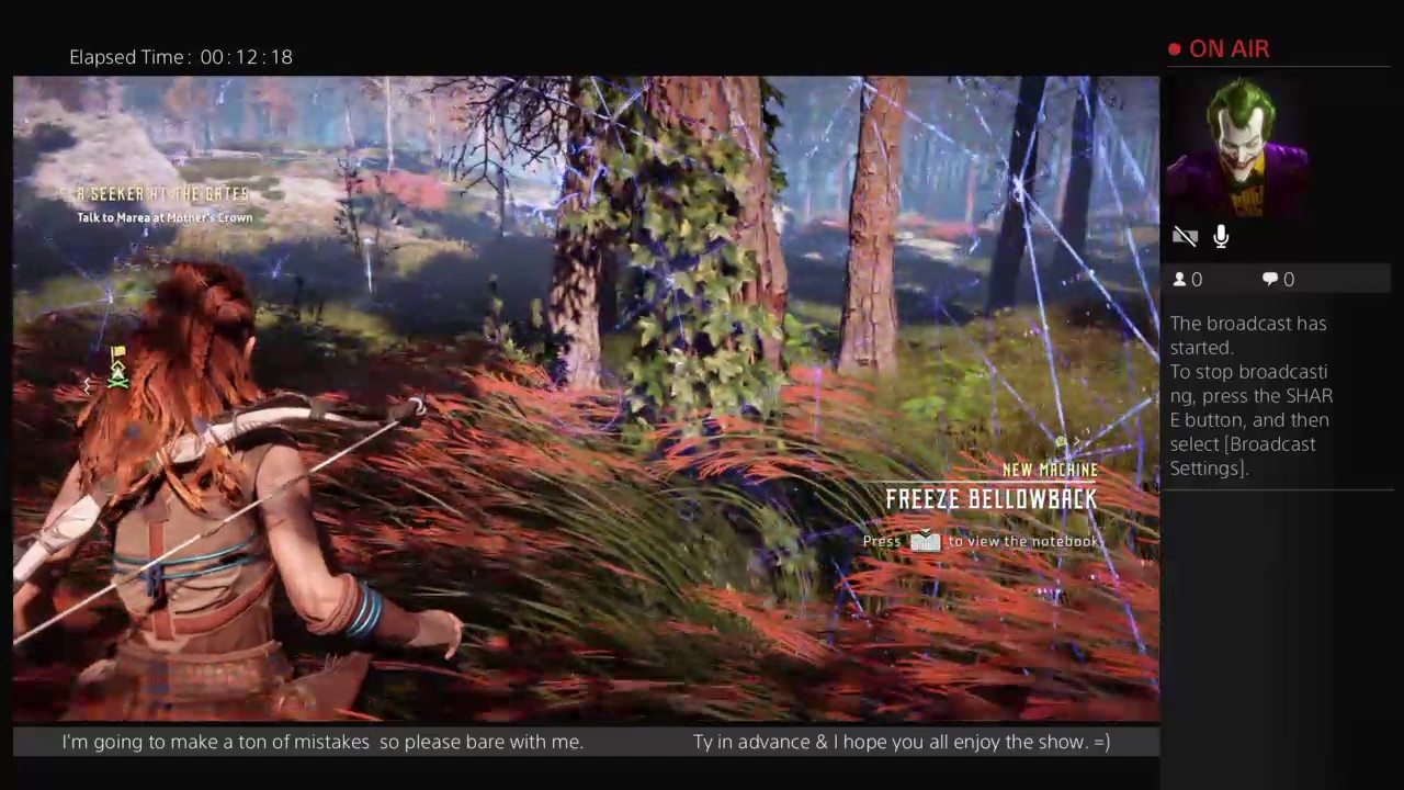 HORIZON ZERO DAWN PS4 "GRAZER LENS RUN" TheeMadHatter Plays YouTube