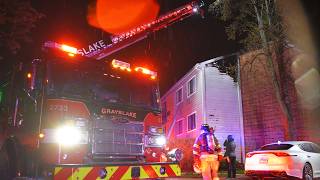Lightning Strike Likely Caught Apartment Building on Fire in Grayslake, IL 04/17/26