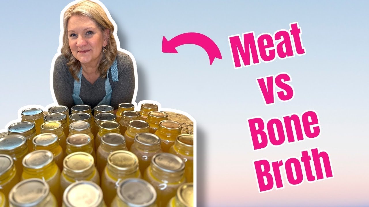 Meat Both Making Meat Broth~ WHAT is the DIFFERENCE BETWEEN BONE and MEAT BROTH ...