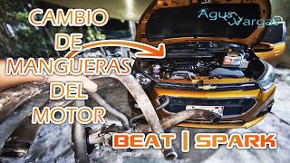 CAMBIO DE MANGUERAS DE MOTOR BEAT / SPARK | Agus Vargas