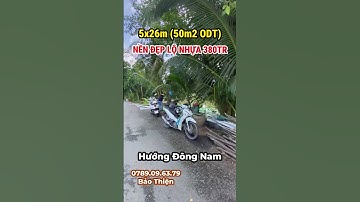 Bán nền đẹp lộ nhựa giá rẻ - Phường Thanh Hoà ❤️ #nhadattranngo63