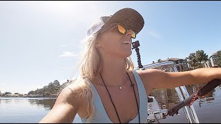 Sunrise Topwater Fishing On My Skiff