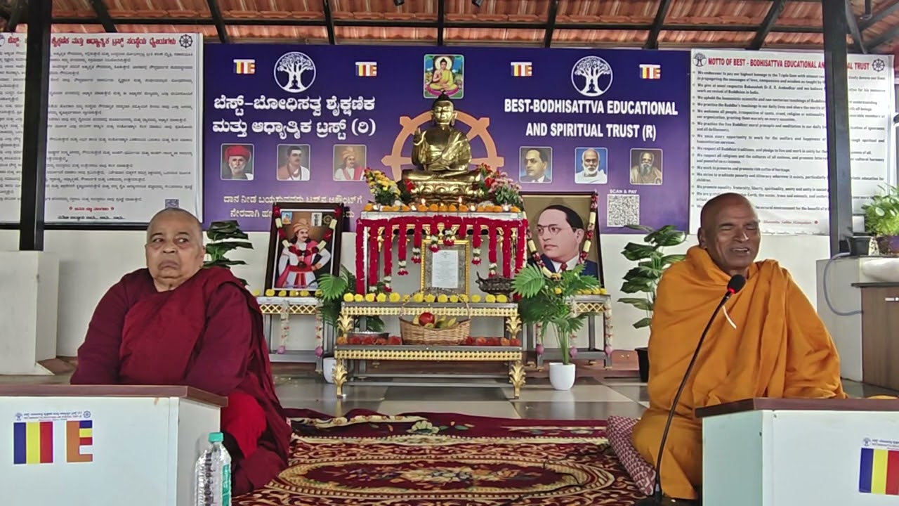 Sunday kannada dhamma discorse - ven Manorakhita banthe- BEST