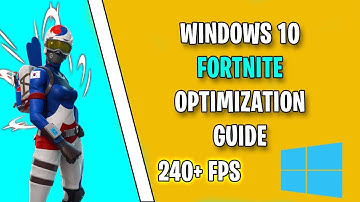 Fortnite FULL Optimization Guide (Higher/Stable FPS, Lower Input Delay, Lower Ping)