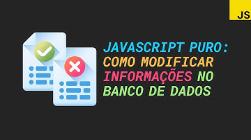 JavaScript puro: Como modificar informações no banco de dados | Firestore (firebase)