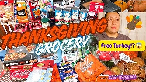 FREE Thanksgiving Turkey🦃  🦃Thanksgiving Stock-Up!😱Grocery Haul•Series pt 3🍁🍂2025