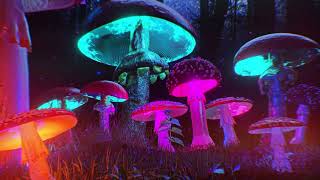 Psychedelic Mushroom Jungle with Relaxing Music 11:11 hours