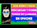 Cómo PONER TONOS DE LLAMADA en el IPHONE sin ordenador ✔️FÁCIL Y RÁPIDO✔️