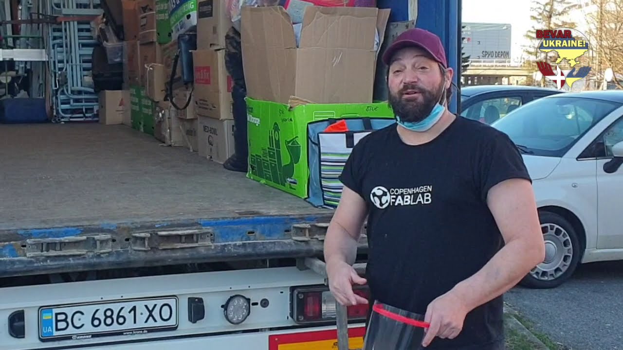 Bevar Ukraine: понад 20'000 візирів українським лікарям від данських волонтерів Makers mod Corona DK