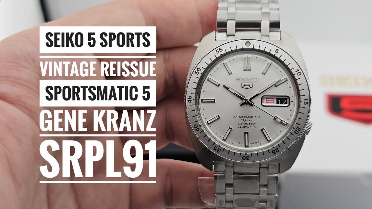 Seiko 5 Sports Automatic Vintage Sportsmatic 5 'Gene Kranz' SRPL91