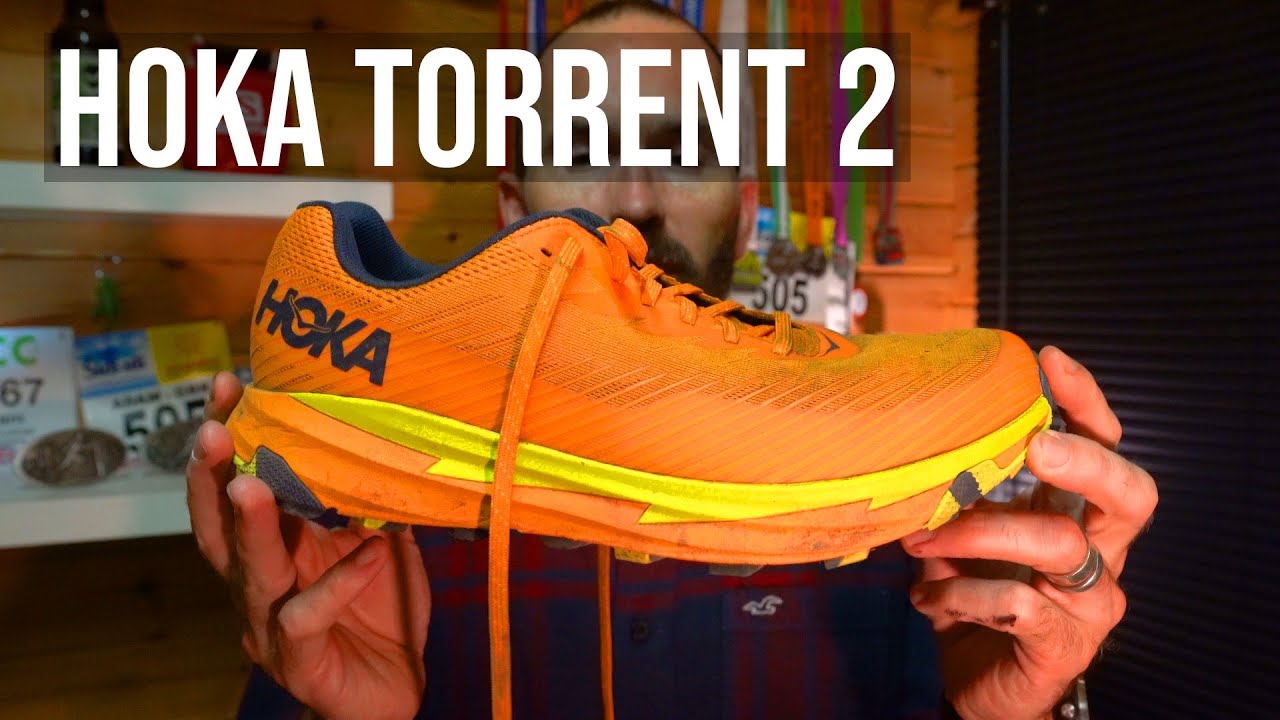 hoka torrent orange