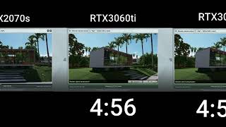 RTX 3060 Ti vs RTX 3070 vs RTX 2070 Super Animation Test Render