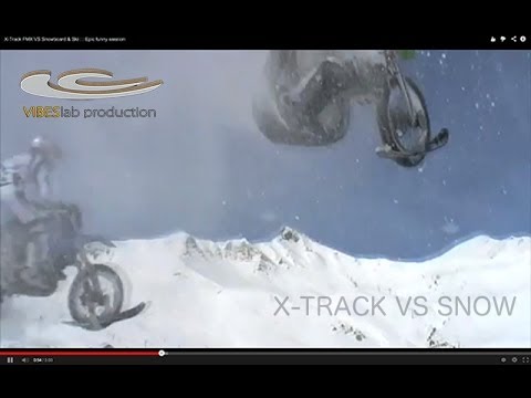 Moto VS Snow & Ski dans un snowpark - Bernard Corr...