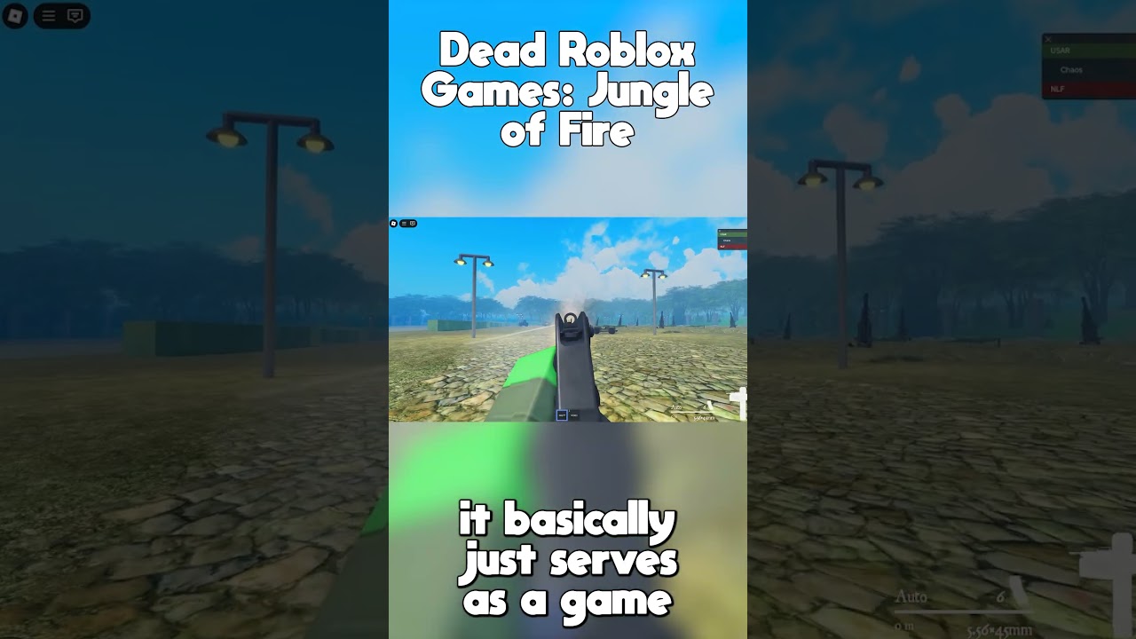 Мертвые игры Roblox: Джунгли огня