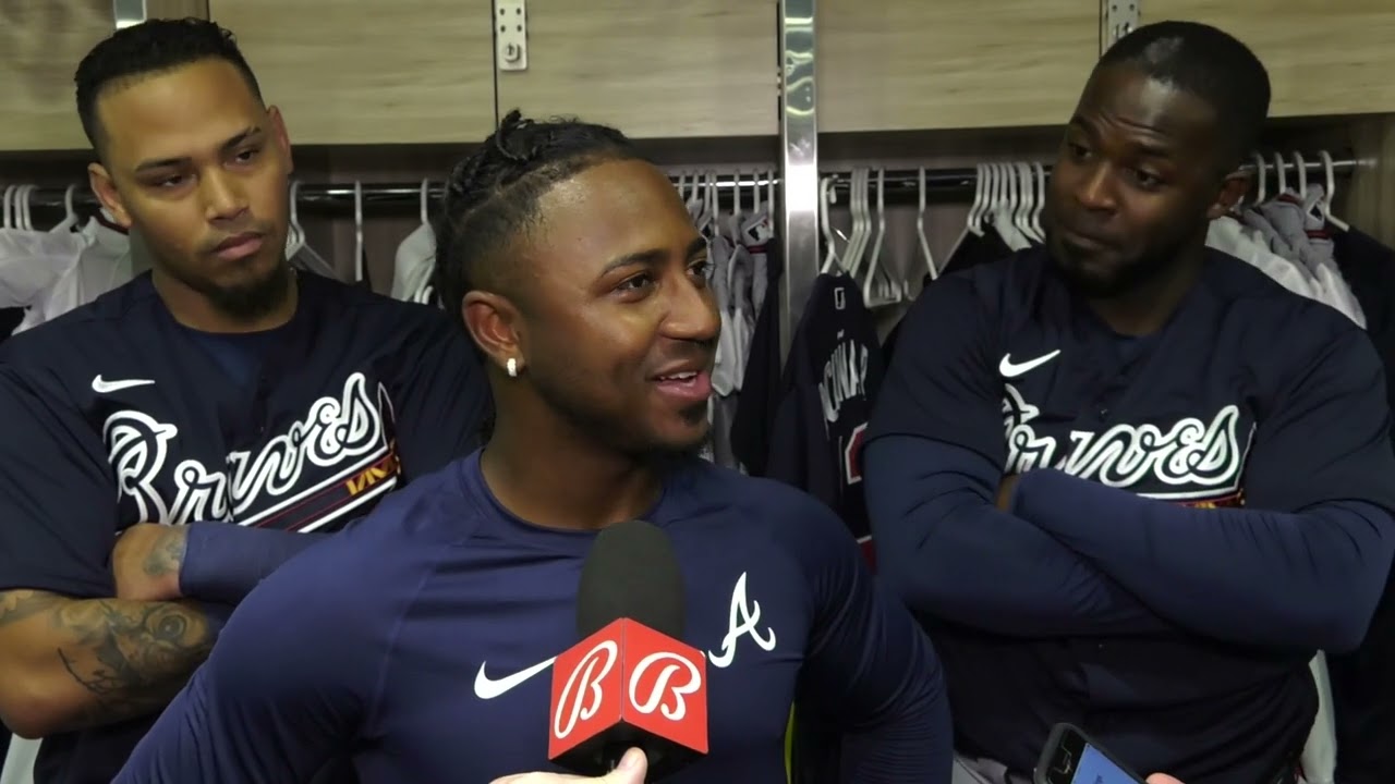 Ozzie Albies gives hilarious NSFW interview after Braves clinch (Video)