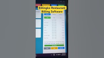 RESTAURANT BILLING SOFTWARE FOR INDIA EASY AND SIMPLE