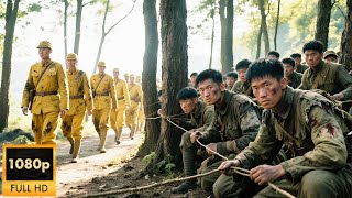 Dozens of guerrillas set an ambush—one pull of the wire instantly destroys Japanese transport convoy