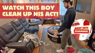CLEAN MY LIVING ROOM WITH ME 🧹 Weekly Routine | Body Double Clean
