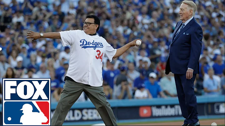 Vin Scully, Fernando Valenzuela throw out 1st pitc...