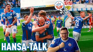 A conciliatory end at the Baltic Sea Stadium 💙🤍❤️ | Hansa Rostock - Stuttgart II 5:3 (3:1) | HANS...