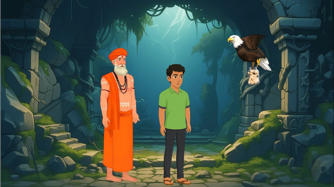 "రాము మరియు శాపగ్రస్త గ్రద్ద – ఒక అద్భుతమైన గ్రామ్య రహస్య కథ | Telugu Moral Story | SundarToons"