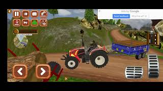 Cargo Tractor Trolley Offroad Simulator -Heavy farming Transporter Driving -Andoried Gameplay #4 screenshot 4