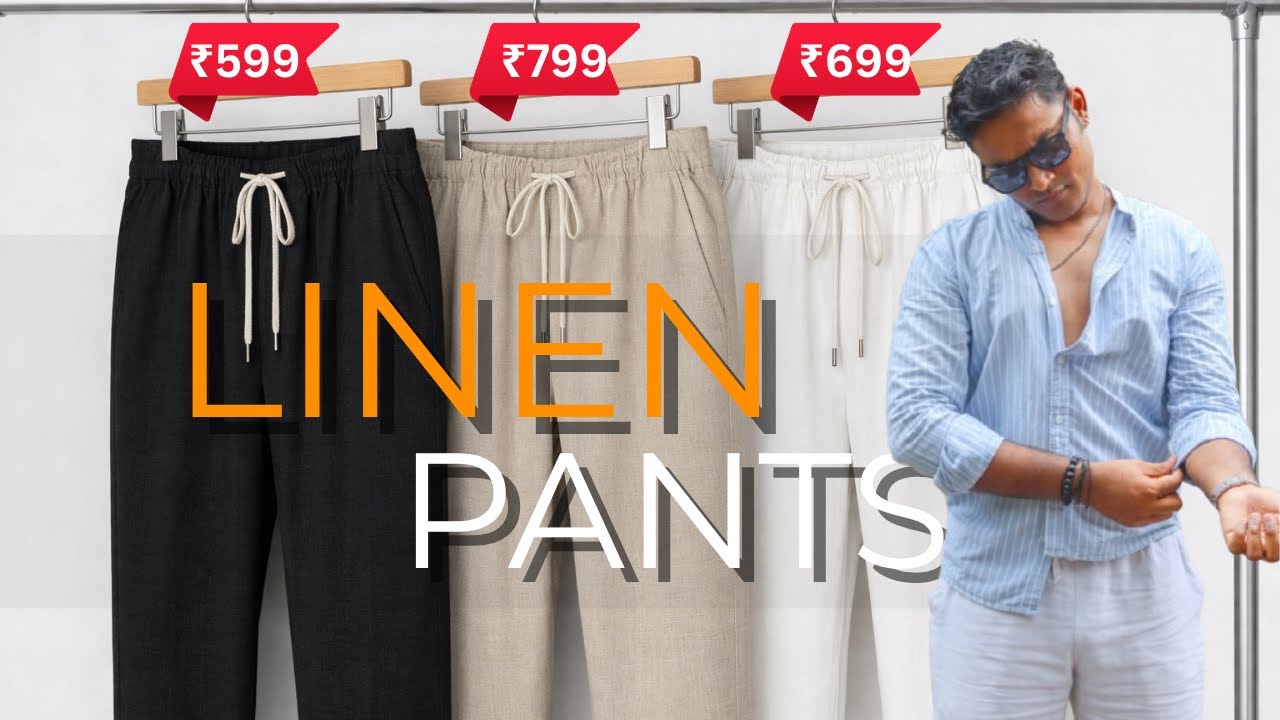 Best Straight Fit Linen Pants Under 1000 - YouTube