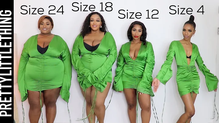 SIZE 4 vs 12 vs 18 vs 24 TRY ON SAME PRETTY LITTLE...