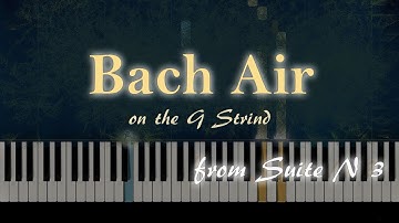 Bach - Air on the G String - Piano Tutorial