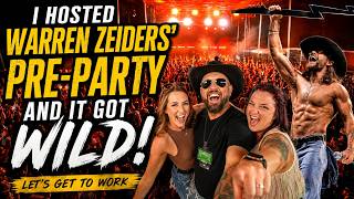 I hosted Warren Zeiders' Concert Pre-Party and it got wild!