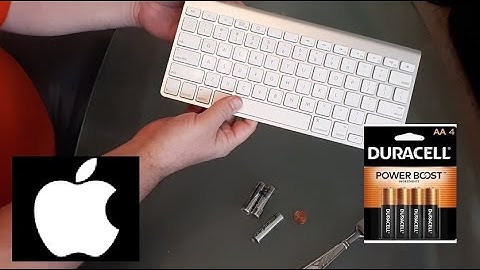 How Replace Wireless Keyboard BATTERIES Apple IMac (a1314 a1255 a1644 a1016 Macbook Battery Located)