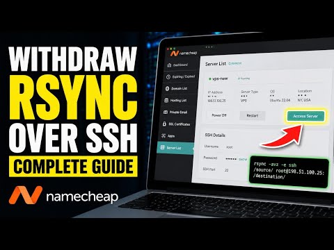 How to withdraw using rsync over SSH to a new provider VPS - Complete Guide