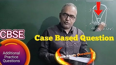 CBSE ADDITIONAL PRACTICE QUESTIONS 2024-25 || CASE STUDY QUESTIONS CBSE CLASS 10 MATHS