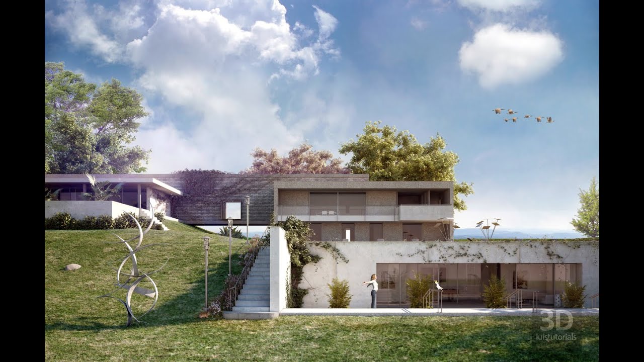sketchup 3d pdf model 1/2 Iluminar VRay Exteriores Aprende Tutorial YouTube a con sketchup 3d pdf model 1/2 Iluminar VRay Exteriores Aprende Tutorial YouTube a con