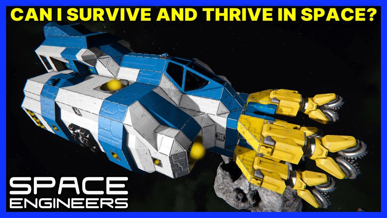 Can I SURVIVE and THRIVE in SPACE? - Vanilla SPACE ENGINEERS Survival ...
