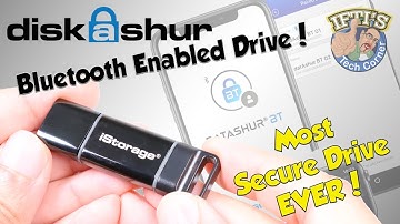 iStorage datAshur BT : Hardware Encrypted Portable USB Drive with Smartphone Authentication!