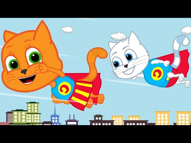Família de Gatos - Impressionante Bebês de Superheróis Desenho