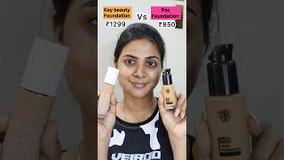 PAC vs Kay beauty foundation 😳 which one you like?! #foundation