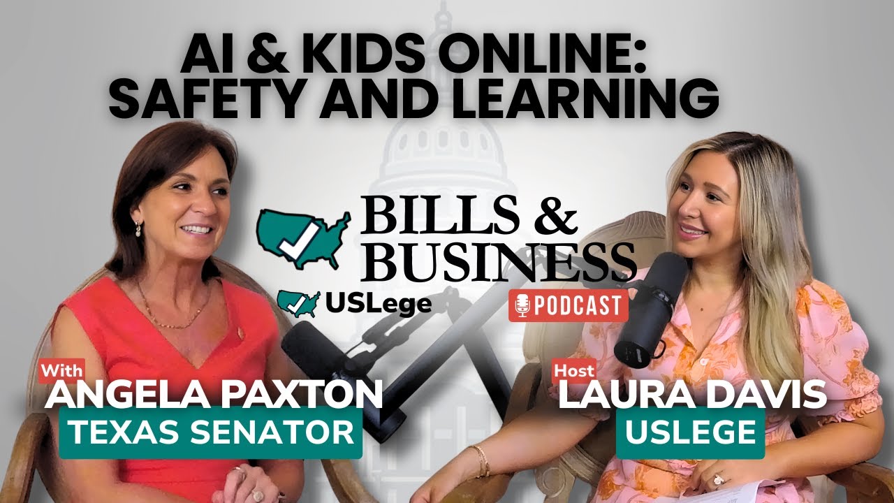 #38 - Senator Angela Paxton: AI and Kids Online. Safety and Learning