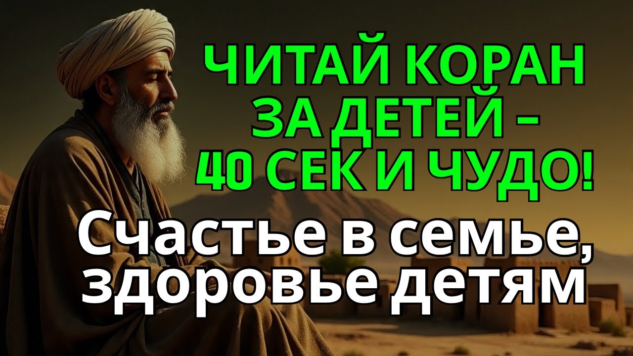 Молитва за детей и внуков – ду’а Коран поможет изменить жизнь