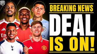 Osimhen to Arsenal ADVANCING✅ Barcola to Liverpool OFF?❌ Man Utd CRANKING up plan🚨Enzo, Savio Update