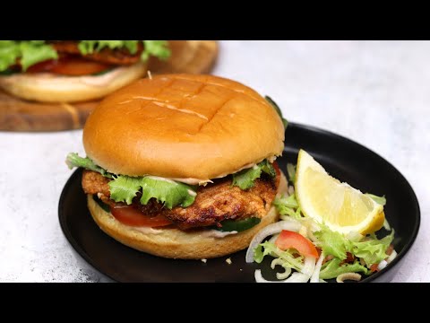 Chicken Burger Recipe In Bangla