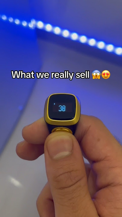 First smart Tasbih Ring 📿🤲 #tasbih #dhikr #islamicvideo #deeneislam #islamicshort