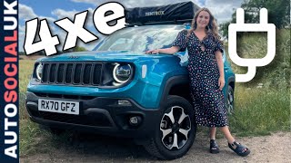 2022 Jeep Renegade 4xe Review - Does an electric 4x4 make sense? (Trailhawk) UK 4K
