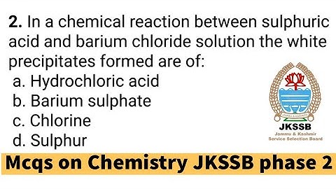 Mcqs On Chemistry General Science Jkssb Phase 2 FINANCE ACCOUNT ASSISTANT & SI @amkayclasses6031