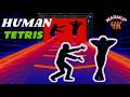 HUMANTETRIS FUN MODE | 2P VERSION IMMERSIVE INTERACTIVE WARMUP | POSSESSIVE PARTNER 😅 #humantetris