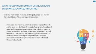 How to get started with QuickBooks Advanced Reporting - 800.475.1047