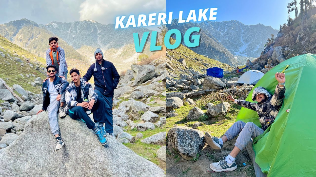 kareri lake Trek & camping Part 1 | Dhauladhar Ranges Vlog