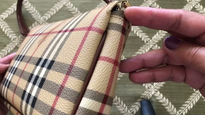 Burberry Nova Check Small Pochette Bag in PVC Leather, Luxury, Bags &  Wallets on Carousell