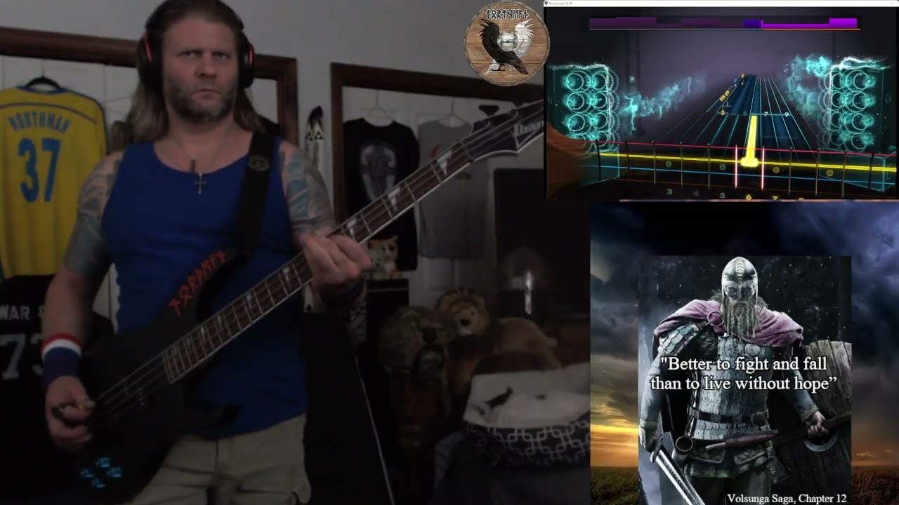 Bloodbound - Creatures of the Dark Realm {Northman Cover}{Bass Guitar} 98.5% {Please See Details}